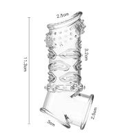 Leten Extender para hombres, anillo de manga de ampliación reutilizable, retardante de eyaculación, juguete sexual para adultos, productos íntimos - details 23