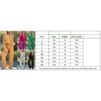 Nuevo conjunto informal de moda para mujer, conjunto de manga larga de Color sólido, pantalones de pierna ancha, pantalones largos, conjunto de dos piezas - details 0