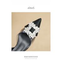 Elegantes sandalias de tacón alto con punta de diamante - details 4