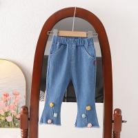 Nuevos Pantalones de pierna ancha para bebé, vaqueros para niña, primavera y verano, 2024 - details 1