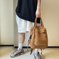 2024 Nueva mochila vintage informal para mujer: mochila plegable de viaje universitaria con cierre de cremallera, correas de hombro fijas y forro de poliéster, mochila negra lavable a máquina para el trabajo, desplazamientos - details 8