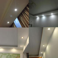 Anillo de luz descendente led de madera maciza, 3W, 5W, 7W, focos de techo, lámpara de fondo Industrial para oficina y sala de estar - details 8