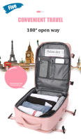 Mochila de viaje para mujer y niña, morral escolar de negocios de 15,6 pulgadas para ordenador portátil con bolsa de zapatos ind - details 8