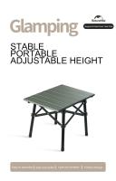 Naturehike-mesa plegable de aleación de aluminio, mesa de barbacoa portátil para acampar al aire libre, Picnic - details 0