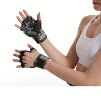 2Pcs Weightlifting Training Gloves for Men Women Fitness Sports Body Building Gymnastics Gym Hand Wrist Palm Protector Gloves - details 2