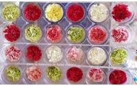 8 Gradiente Flores de hoja perenne Claveles Exquisita caja de regalo Madre Noel Día de San Valentín Día de la Mujer Regalos para - details 5