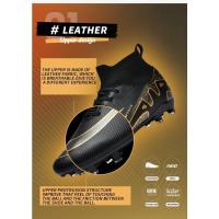 Zapatos de Fútbol Profesionales Ligeros Zapatillas de Fútbol de Cuero Resistente a la Desgaste - details 4