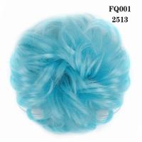 Extensiones de cabello para mujer, peluca Retro para Cosplay, peluca para discoteca y Bar, coleteros sintéticos, moño de pelo desordenado, piezas de cabello postizas - details 6