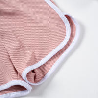 Conjunto De Verano Para Bebé Niña 2024 Shorts Y Camiseta Cómodo Transpirable Ropa De Casa Estilo Casual Sin Mangas Cuello Redondo - details 25