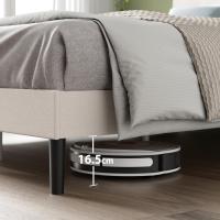 Piper Cama 135x190 cm Altura 30 cm Tapizado Somier con Cabeza Soporte de Láminas de Madera - details 2
