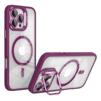 Funda de teléfono magnética de lujo a prueba de golpes para iPhone 15, 16, 14, 13, 12, 11 Pro Max, Funda protectora de lente de cristal con soporte Magsafe - details 12