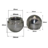 1PC Máquina De Limpieza Y Dragado De Boquillas De Alta Presión De Acero Inoxidable Accesorios Para Lavadora De Automóviles Pequeños Dragado De Agujeros De Aguas Residuales - details 4