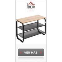 Organizador de Zapatos de Estilo Negro Zapatero Estrecho de 2 Puertas con Estantes Ajustables para 12 Pares de Zapatos Tamaño 83x30x90 cm Muebles y Organización - details 12