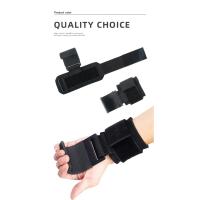 Gancho de levantamiento de pesas para hombre y mujer, correa de muñeca para levantamiento de pesas, soporte de agarre de mano, guantes de Fitness para gimnasio, 1 par - details 4