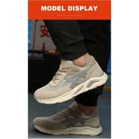 Zapatos De Seguridad Para Hombre Y Mujer 2024 Suela Antipinchazos Indestructible Transpirable Con Punta De Acero Botas De Trabajo Con Malla Tamaño True Fit - details 15