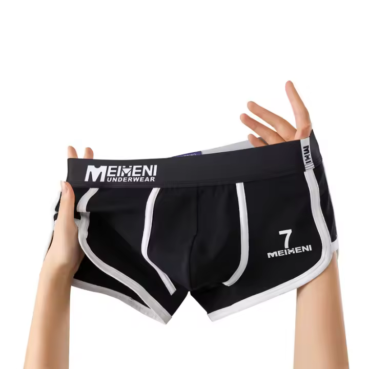 BODY & SOUL nuevo NO.7 algodón 3 uds Boxer hombres ropa interior transpirable Boxershort hombres Boxers hombre Cuecas Masculina tamaño M-3XL SN107 - 1