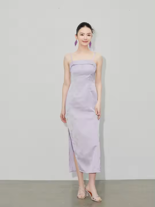 【 Zhihetang 】 Nueva falda qipao de estilo chino, nuevo sentido del diseño jacquard con estampado oscuro, vestido largo para mujer 3511 - 1