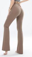 Leggings de mujer pantalones de yoga delgados pantalón de cintura alta de pierna ancha pantalón de campana deportivo transpirable de secado rápido - details 16
