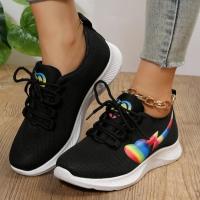 Zapatos deportivos informales de verano para mujer, calzado para correr al aire libre, cómodas zapatillas con cordones para mujer - details 1
