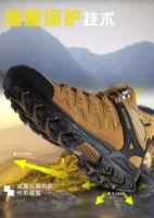 2024 zapatos de senderismo al aire libre de moda para hombre, de alta calidad, tobillo alto, suela duradera, suela dura, antideslizante - details 9
