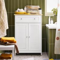 Armario de almacenaje Mueble Auxiliar para baño - 1 cajón y 2 puertas - details 2