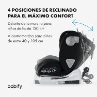 Silla de Coche Isofix para Bebés y Niños Ajustable a 40-150 cm, 360º de Rotación, Seguro y Portátil - details 24