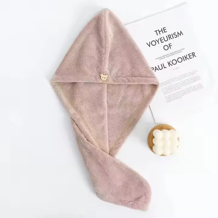 Toalla de Baño para Adultos de Fibra Deportiva Súper Fina Toalla de Secado de Cabello Suave - 1