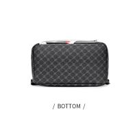Mochila Simple con personalidad a la moda con boca de tiburón para hombre, mochila escolar a cuadros para estudiantes de secundaria, mochila para ordenador - details 12