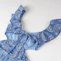 TRAFZA-Vestido largo sin mangas con espalda descubierta para Mujer, con bordado traje Sexy, elegante, bohemio, para vacaciones - details 9