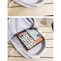 Nombre: mochila ligera y elegante con múltiples bolsillos para el trabajo, mochila escolar para estudiantes, con colgante, Color - details 20