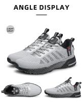 Zapatos deportivos informales de espuma con parte inferior gruesa mejorada de malla, calzado cómodo, transpirable y resistente al desgaste para un estilo de vida activo - details 15