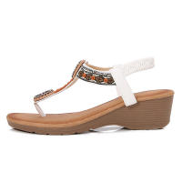 Sandalia 2025 Nuevas sandalias de moda con diamantes de agua Zapatos de mujer con tacón inclinado y parte inferior gruesa - details 2