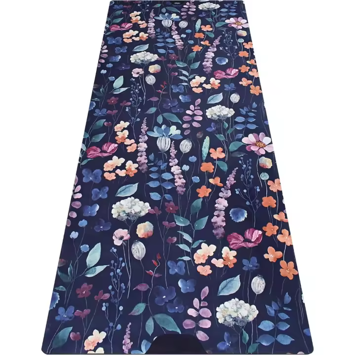 180 x 65 x 0,4 Esterilla de Yoga Antideslizante Colchoneta Toalla de Lujo. Natural y Ecológica Ideal para Yoga, Pilates, Ejercicio, Fitness, Hot o Bikram - 1