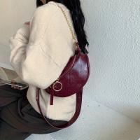 Bolso Cruzado de Cuero Falsio Elegante Correa de Cadena Chic, Diseño Sólido, Cierre de Cremallera, Perfecto para Uso Diario, Viajes y Actividades al Aire Libre - details 21