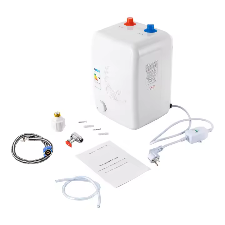 Calentador de Agua Eléctrico de Alta Presión y Calentamiento Rápido Tank de Agua Caliente Pequeño de 8l 220 V - 1