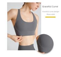 ZHUMU GYM Top de Yoga cruzado Chaleco de Entrenamiento transpirable y secado rápido - details 8
