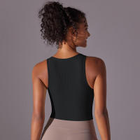 Sujetador de Yoga sin Costuras Alto Impacto Deportivo, Top de Cultivo A Prueba de Golpes, Secado Rápido, Ideal para Ciclismo y Gimnasio - details 10