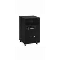 Mesa de Escritorio de Madera Negro Soporte de Monitor para Oficina Mesa de Estudio con Cajón - details 9