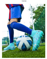 Zapatos de fútbol de marca para hombre, botas de fútbol de tobillo alto para niño, zapatillas de deporte de entrenamiento de hierba antideslizantes para exteriores, tacos, zapatillas de fútbol TF/FG - details 16
