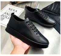 Moda al aire libre Pu cuero altura creciente zapatos corrientes casuales negros, zapatos deportivos para hombres - details 21