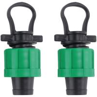 Tapón de tapa de tubo de riego por goteo, accesorio de tapa final Universal de 1/2 pulgadas, para sistema de aspersor de tubo con cinta de goteo de 16mm - details 2