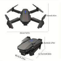 Dron E88Pro De Fotografía Aérea HD, Cámara Dual, Altura Fija, 360 °, novedad - details 1