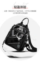 Nueva mochila de cuero suave para mujer, estilo lindo y moderno, adecuada para ir de compras y viajar, bolso versátil de Color sólido - details 4