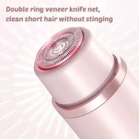 Afeitadoras eléctricas 3 en 1 de doble cabezal para mujer, suavizan la cara sedosa húmeda/seca, áreas privadas del cuerpo, depiladora indolora impermeable IPX7 - details 6
