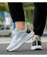 Zapatos zapatos de los hombres nuevo versátil vuelo tejido malla transpirable tendencia al aire libre plataforma de moda zapatos cómodos para correr zapatos deportivos - details 2