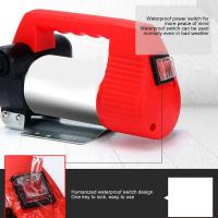 Bomba de transferencia de combustible de 12V CC, hierro fundido eléctrico portátil para accesorios de vehículos diésel de alta resistencia - details 5