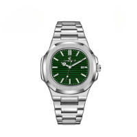 Reloj automático de cuarzo simple para Hombre con correa de acero - details 3