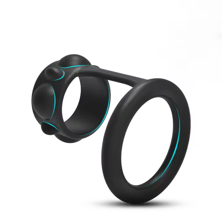 Anillo de Pénis para Hombres Mejorador de Placer, Retrasador de Ejaculación, Ampliador de Tamaño - 1