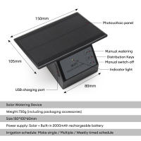 Temporizador de riego Solar WIFI para el hogar Control inteligente por aplicación sistema de riego automático temporizador de agua para exteriores herramienta de riego de jardín - details 0