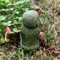 Estatua de monje Zen impermeable creativa, artesanía de resina, estatuilla de Bodhisattva, escultura de Buda realista, decoración de escritorio para el hogar - details 10